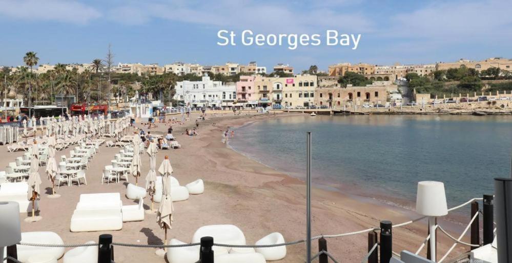 St Julians Central 2 Bedroom Apartment San Ġiljan Kültér fotó